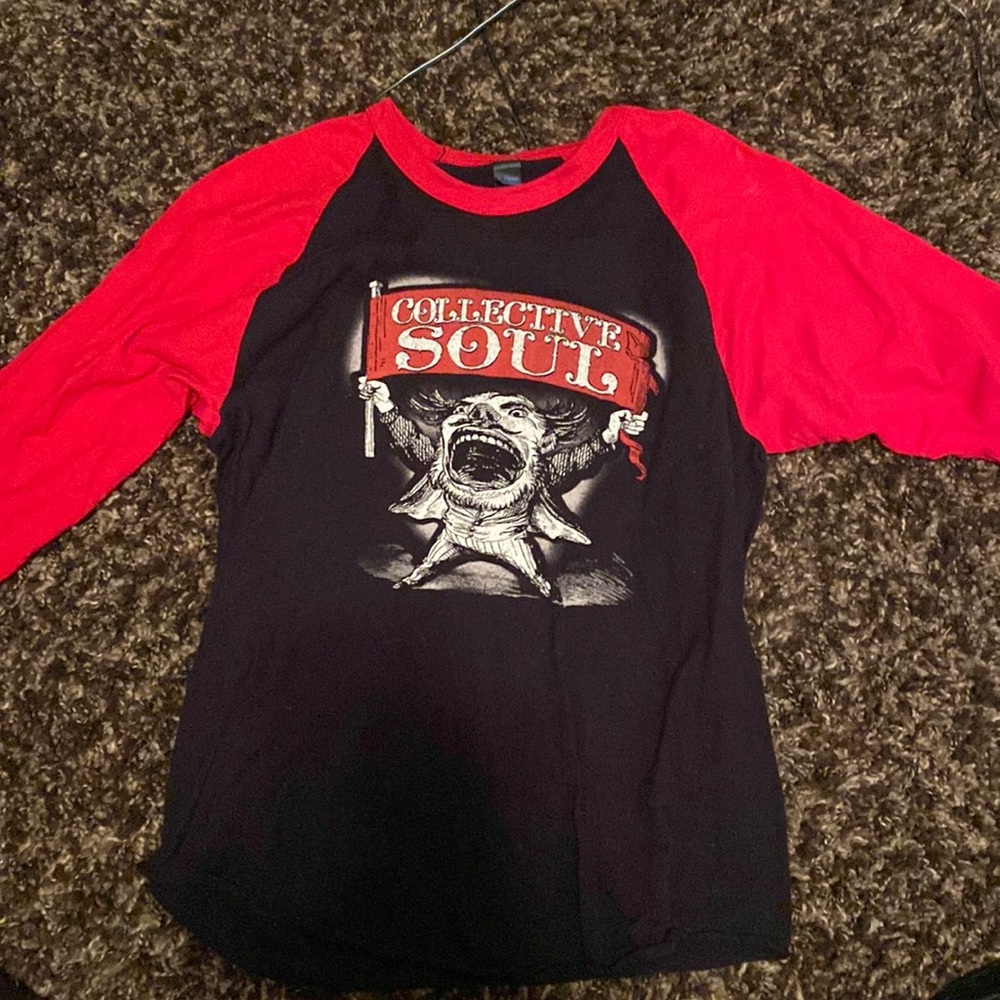 collective soul mid-sleeve tee